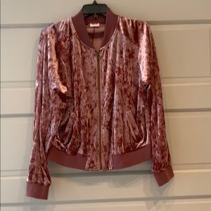 Crushed velvet jacket